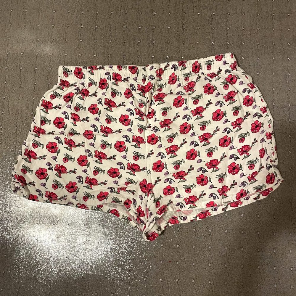 Flower Pajama Shorts